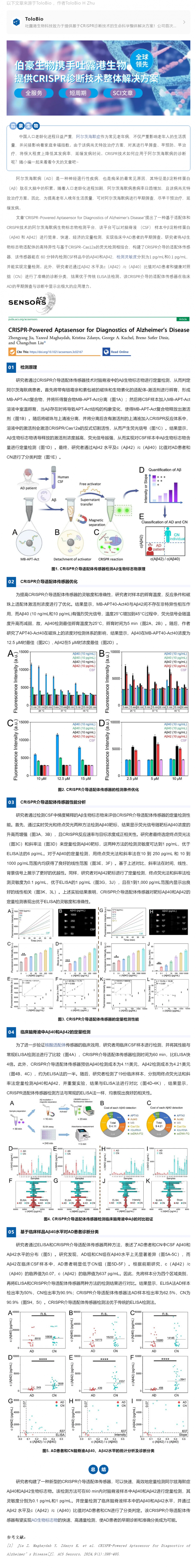 CRISPR 智庫(kù) _ CRISPR 介導(dǎo)適配體傳感器如何助力阿爾茨海默病診斷？